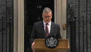 UK Prime Minister Keir Starmer announces resignation with 'good grace'