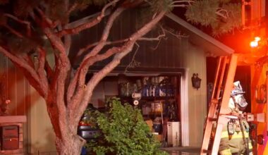 Part of Clovis home destroyed by fire, officials say