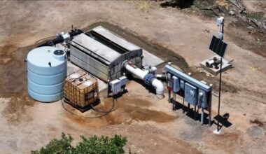 Farmblox CopRLock security system deterring copper wire thieves