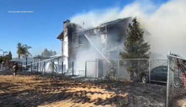 5 people displaced after fire destroys home in Southwest Fresno