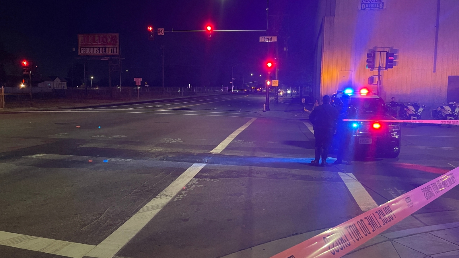 Person severely injured after being hit by vehicle in Downtown Fresno