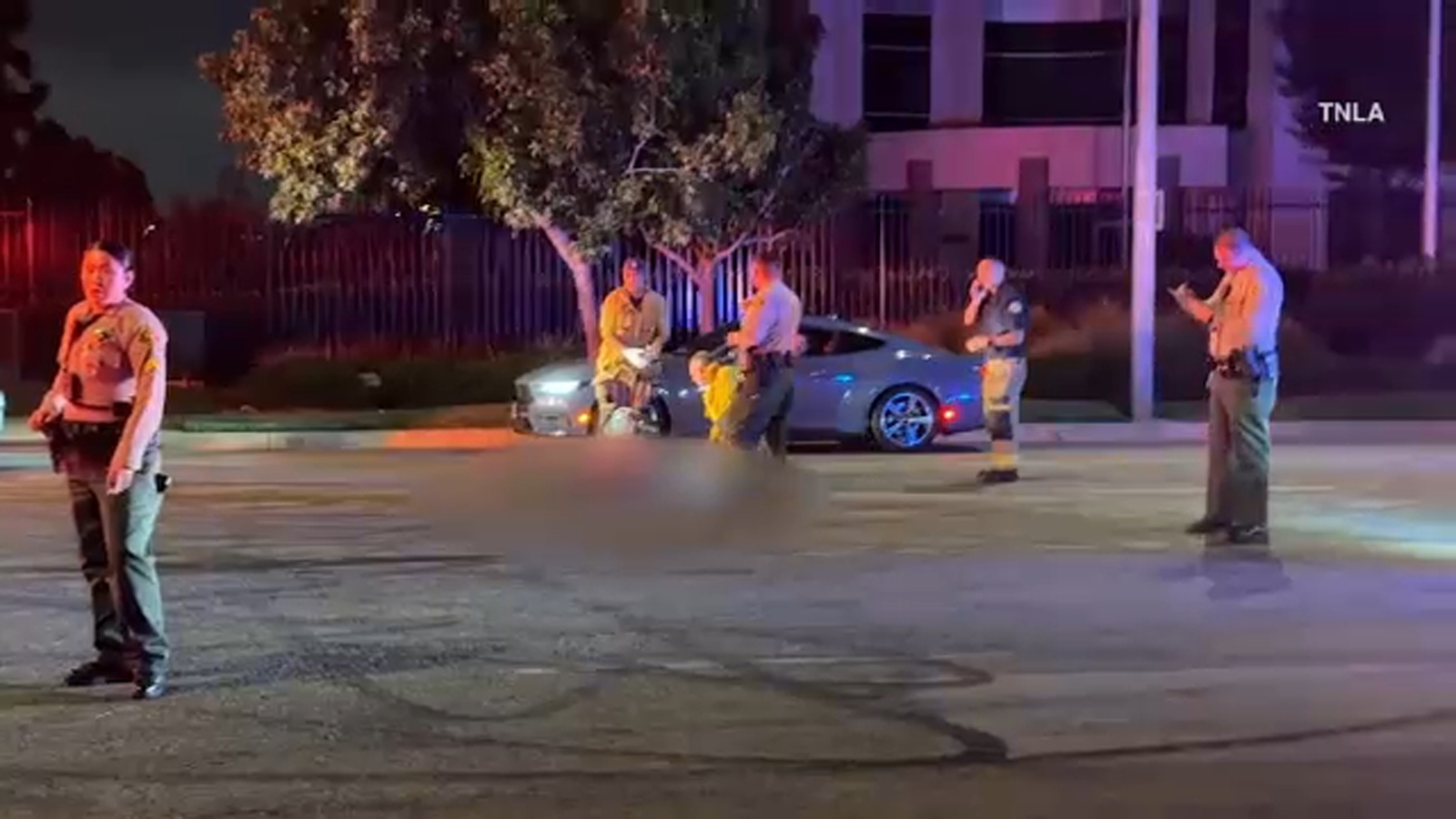 1 killed and 2 injured in triple shooting during Carson street takeover, authorities say