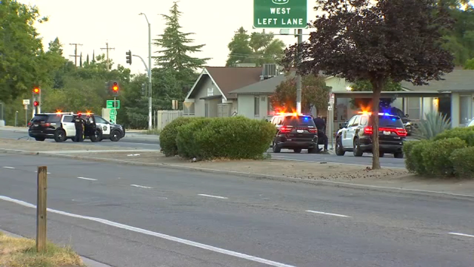 Heavy police presence in east central Fresno