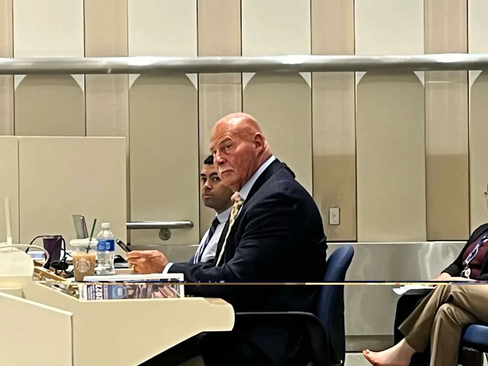 Fresno Mayor Jerry Dyer listens to the first day of budget hearings at the Fresno City Council.