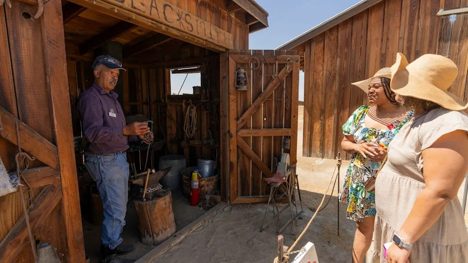 <div>Blacksmith exhibit at Colonel Allensworth State Historic Park in Earlimart, Calif.</div><strong>(California State Parks)</strong>