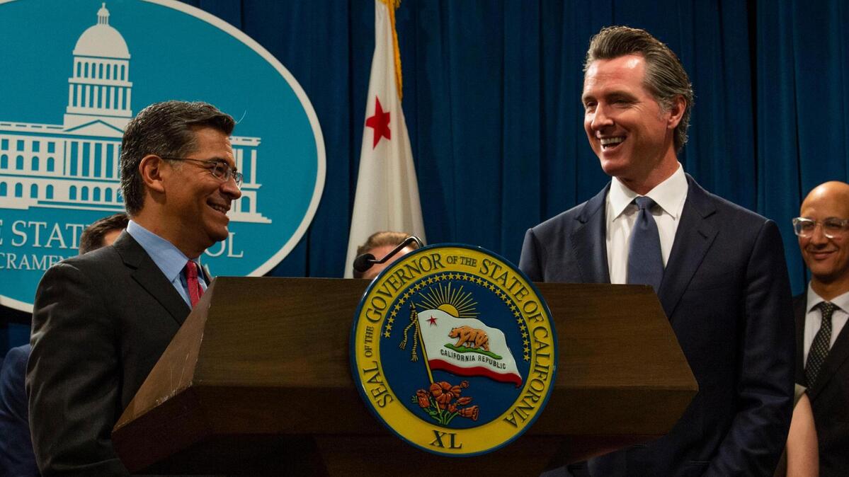 Gavin Newsom endorses Xavier Becerra for governor