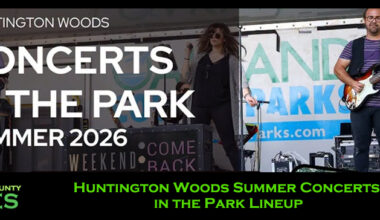 Huntington Woods Summer Concerts in the Park Lineup