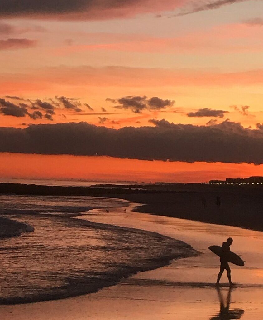 Sunrises and sunsets in Long Beach are a main attraction to the beach and boardwalk all year long.