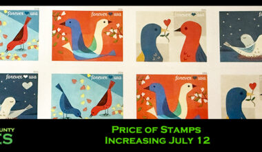Price of Stamps Increasing July 12