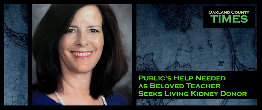 Public's Help Needed as Beloved Teacher Seeks Living Kidney Donor