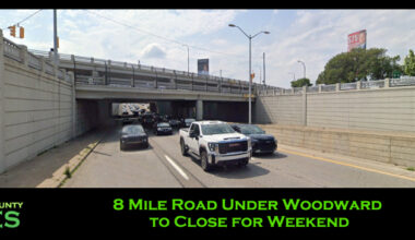 8 Mile Road Under Woodward to Close for Weekend