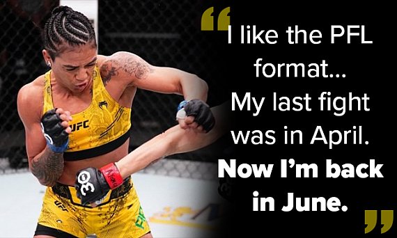 PFL San Diego’s Viviane Araujo targets title shot with a win over Liz Carmouche