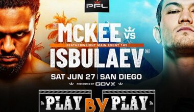 PFL San Diego ‘McKee vs. Isbulaev’ play-by-play, results & round scoring