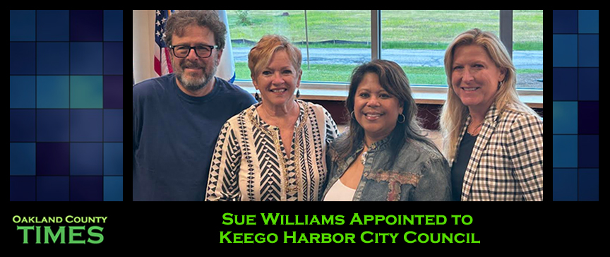 Sue Williams Appointed to Keego Harbor City Council