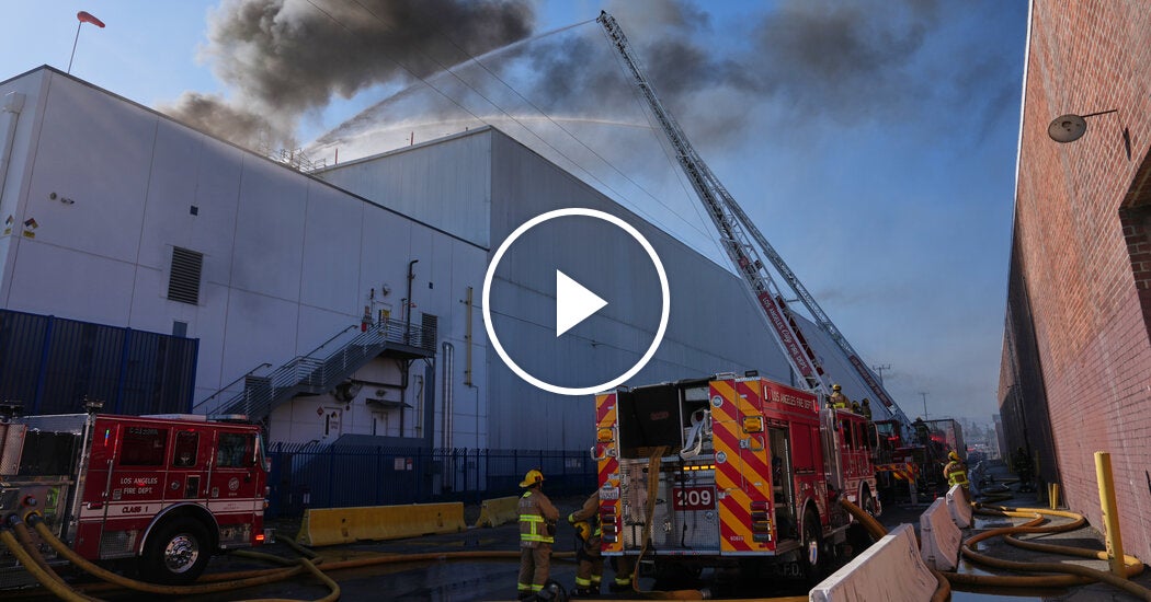 California Governor Declares State of Emergency for L.A. Warehouse Fire