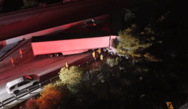 210 Freeway closed due to big rig crash in Sylmar – NBC Los Angeles