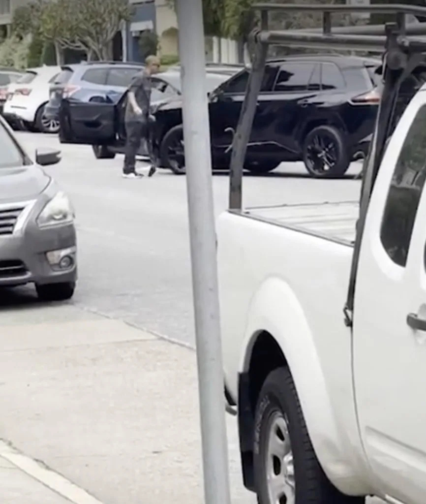 SalvioOrozco stopped his car in the middle of the road and got out to confront the SUV driver. KRON4
