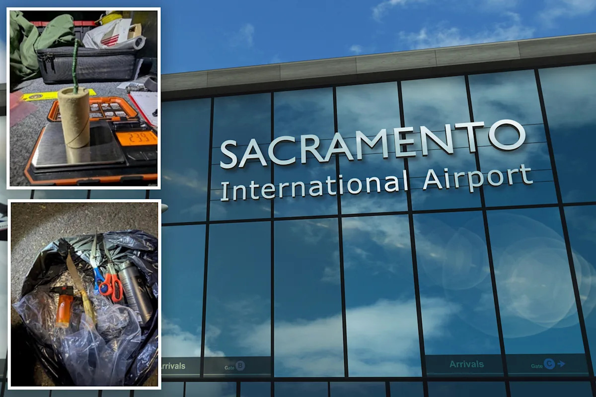 Chilling six-word text Sacramento airport ‘bomber’ had on his cell when caught with bag full of explosives