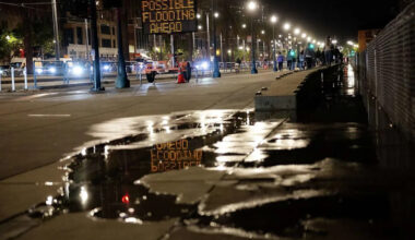 Sea water floods S.F.'s Embarcadero amid predictions of record summer tides