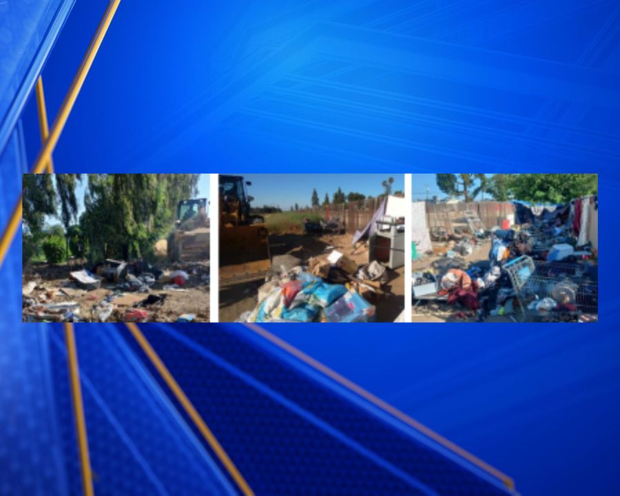 Bakersfield police, city staff conduct clean-up operation, 7 arrested