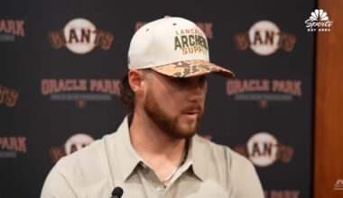 San Francisco Giants player puts Bible verse on pride night cap