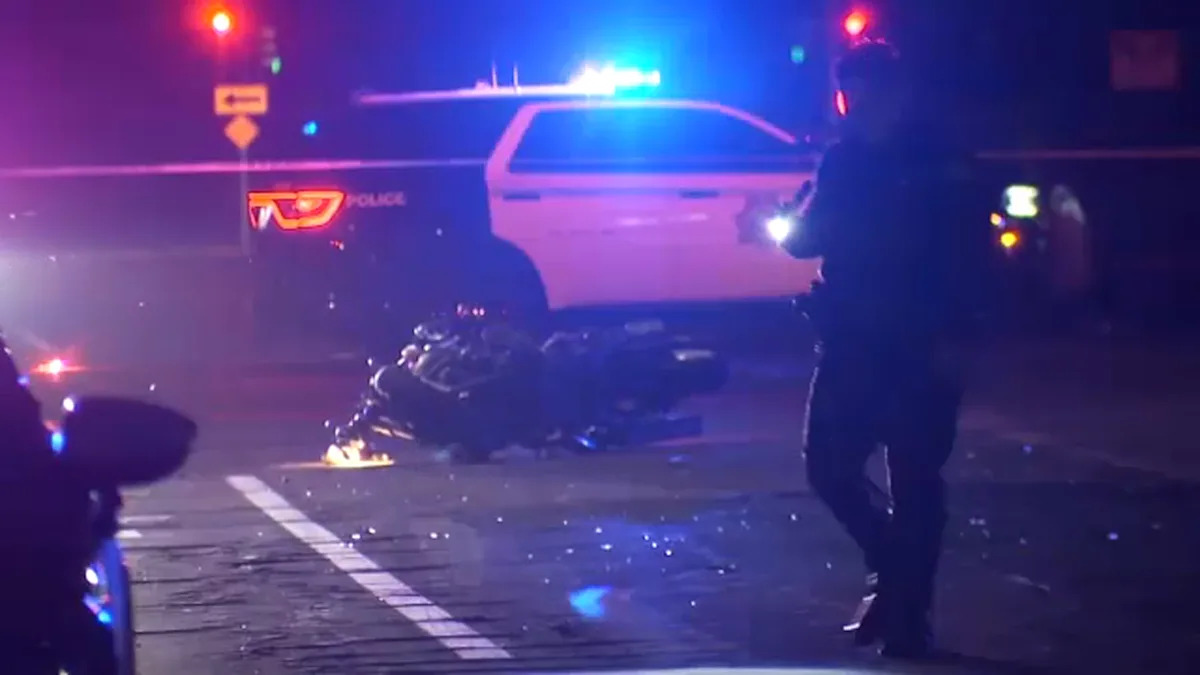 Woman struck and killed by motorcycle in east central Fresno, police say