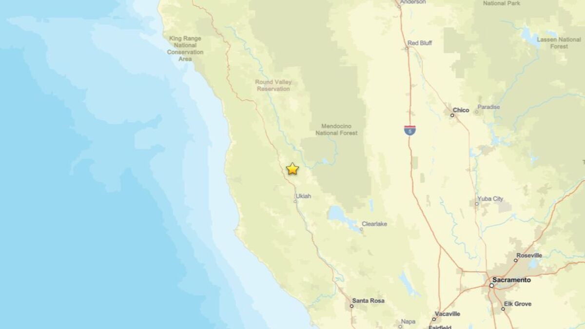 2.0 magnitude earthquake struck near Willits, CA on June 24