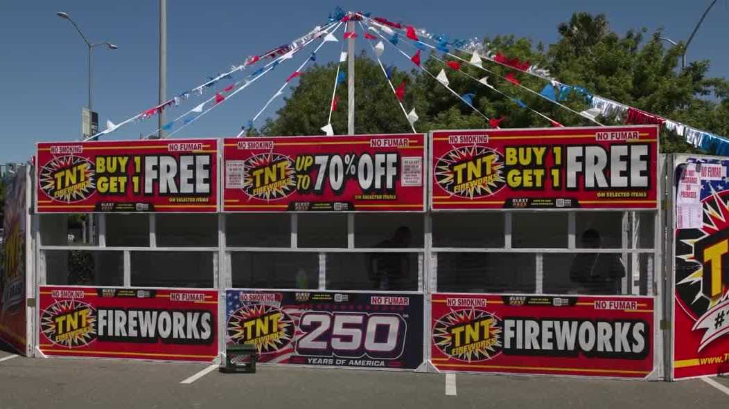 Safe and sane fireworks booths open in West Sacramento