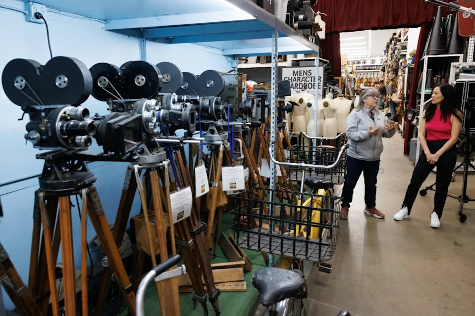 Vintage cameras at the History For Hire prop house. Jonathan Alcorn for CA Post