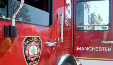 2 occupants freed from Manchester rollover crash at Oakland Street intersection, official says