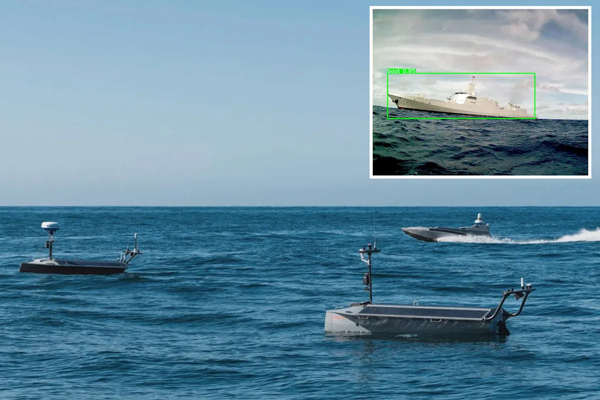 High-tech autonomous hunter ships launched off San Diego to track Chinese ghost fleets
