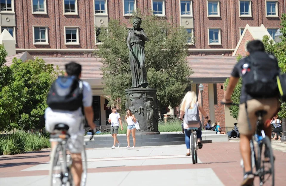 The EPP is demanding the US Department of Education to investigate whether USC and Loyola Marymount University violated federal civil rights laws. CHEEN/ MEGA