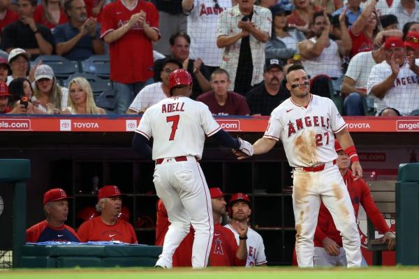 Jo Adell, Angels beat up on Rays in shutout