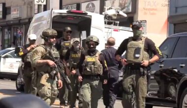 LIVE: Active drug bust underway at MacArthur Park in Los Angeles; 13 arrested