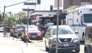 Man barricades himself inside California bank with hostages, police say