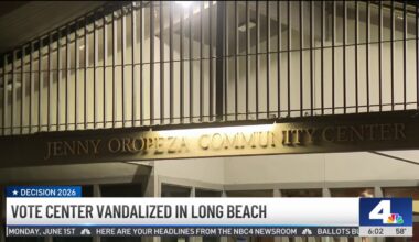 Ballots burned, vote center vandalized ahead of June primary election – NBC Los Angeles