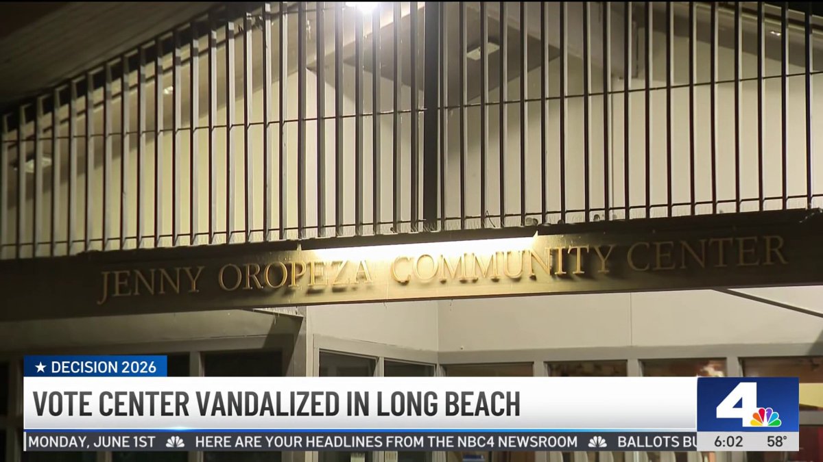 Ballots burned, vote center vandalized ahead of June primary election – NBC Los Angeles