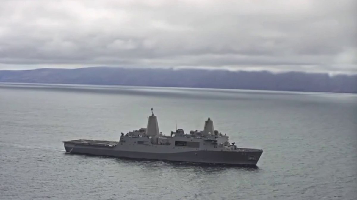 U.S. Marine reported missing from USS Anchorage, prompting search efforts – NBC 7 San Diego