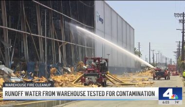 Will runoff water from Boyle Heights warehouse contaminate LA River? – NBC Los Angeles