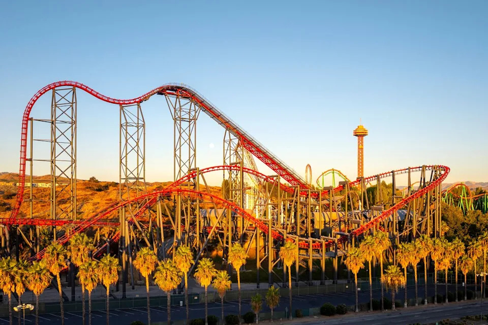 X2 roller coaster at Six Flags Magic Mountain in Valencia, Calif.Credit: Shutterstock