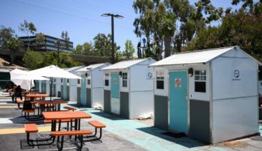 Tiny homes see tiny boost for Los Angeles homeless as World Cup nears