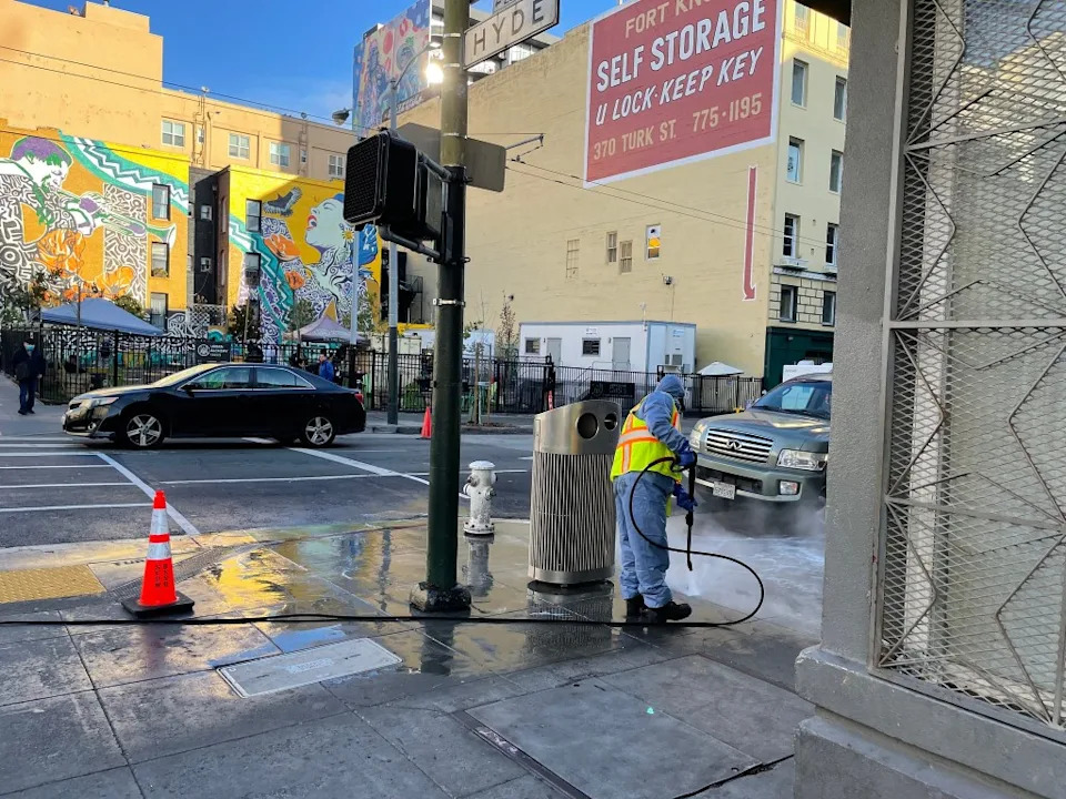 Officials said the heavy-duty locking mechanism was redesigned to better prevent people from rummaging through the bins and spreading garbage on sidewalks. SF Public Works