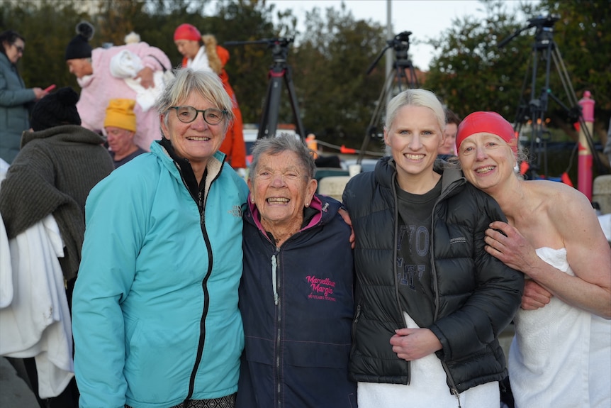 A group of four women