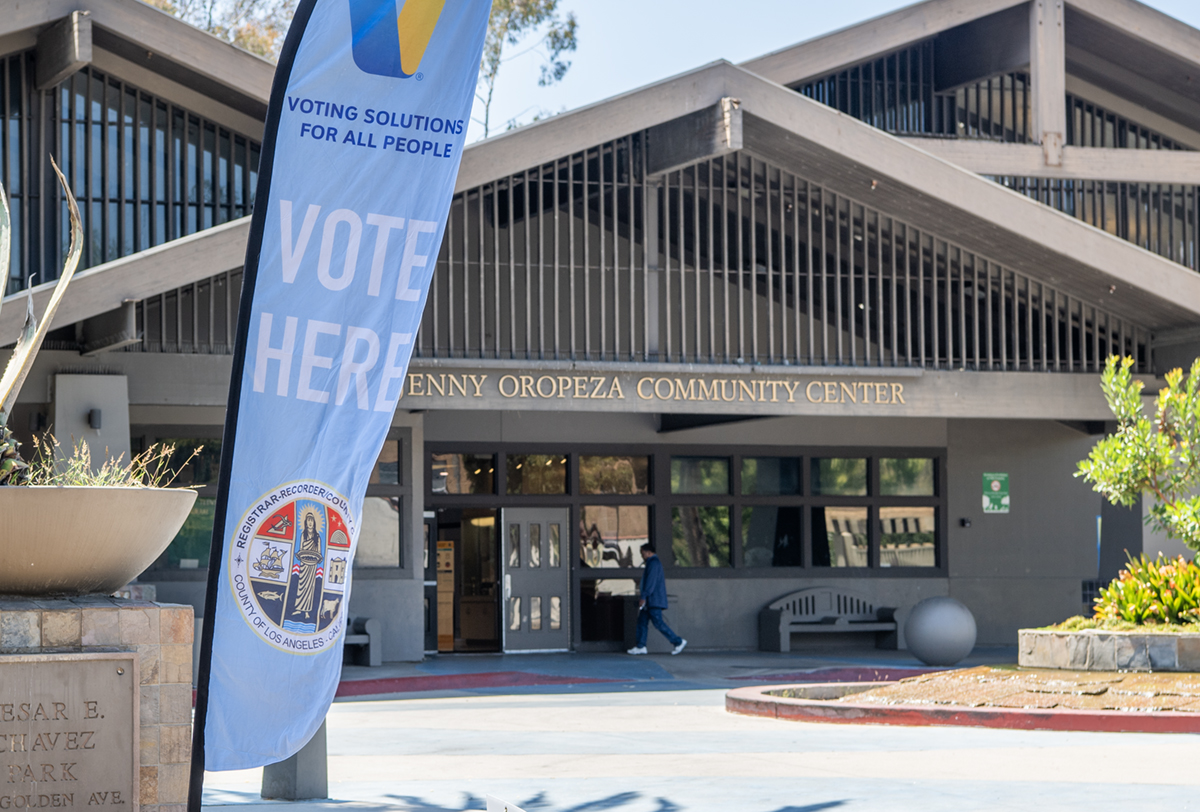 Vandalism at voting center wasn’t targeted at election, Long Beach police say • Long Beach Post News