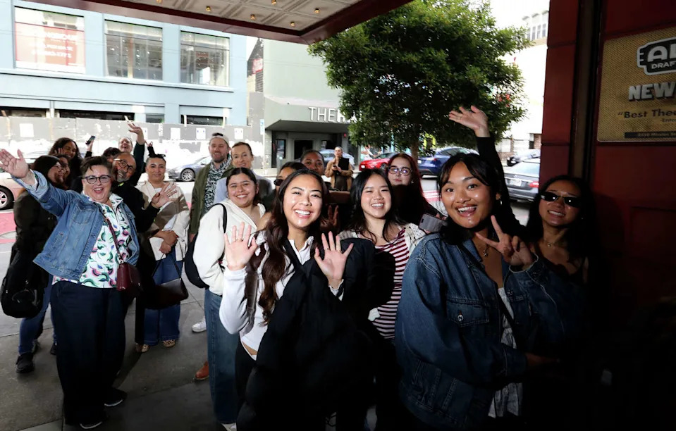 Guests attend the San Francisco fan screening for the Netflix film "Voicemails for Isabelle" at Alamo Drafthouse Cinema New Mission on Thursday, June 18, 2026 in San Francisco. (Kelly Sullivan/Getty Images for Netflix)