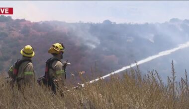 San Diego County hit by two brush fires, evacuations ordered
