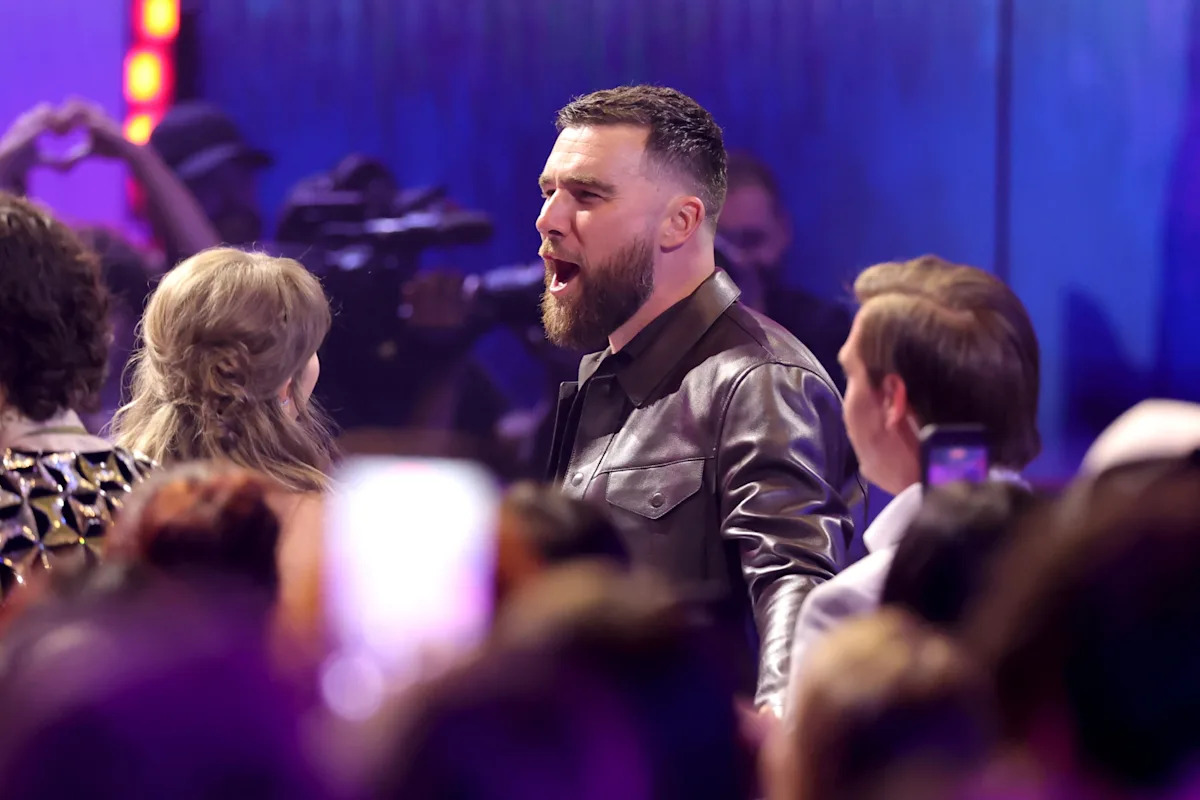Travis Kelce Joins Chris Lake, Who Remixed Taylor Swift’s ‘Opalite,’ on Stage in L.A.