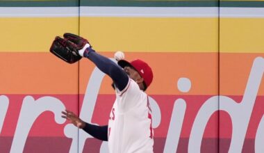 Angels outfielder Jo Adell misplays flyball into home run off his head, much like Canseco in 1993 | Basketball