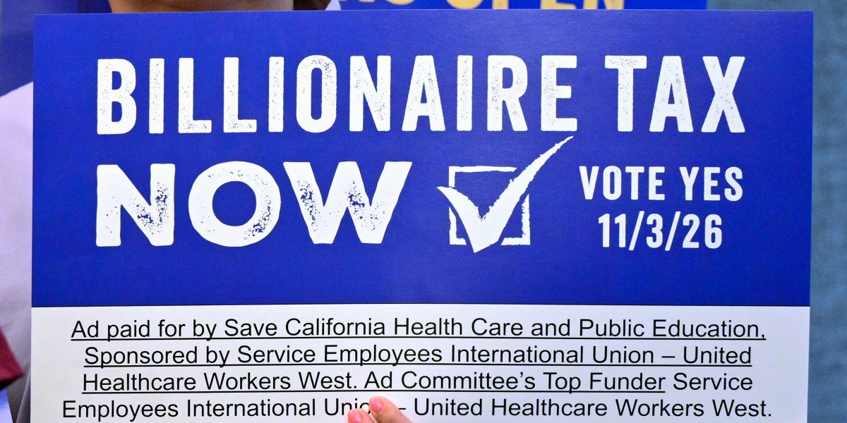 California Wealth Tax Sparks Debate Among Billionaires, Voters