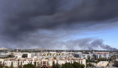 California Warehouse Fire Triggers Evacuation Orders